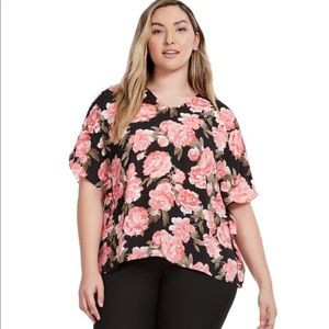 INC Intl Concepts Peony Top